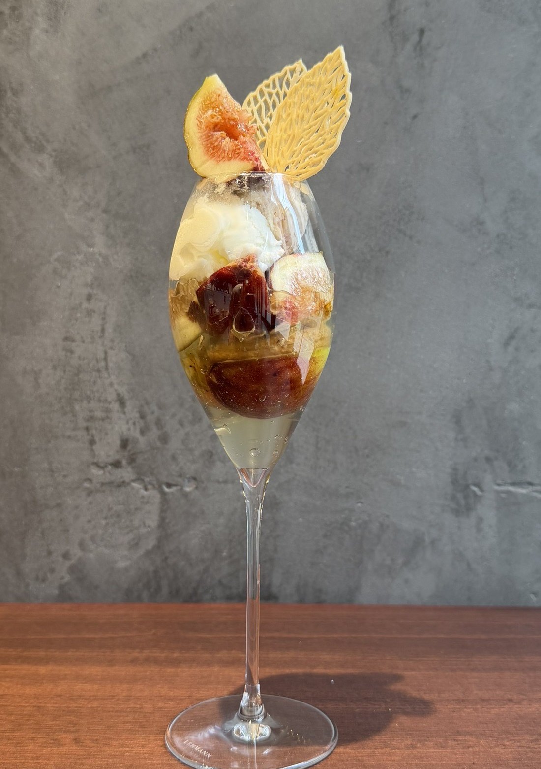 cafe mogu 完熟いちじくのパフェ